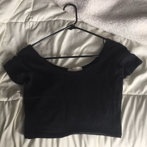 Black Crop Top